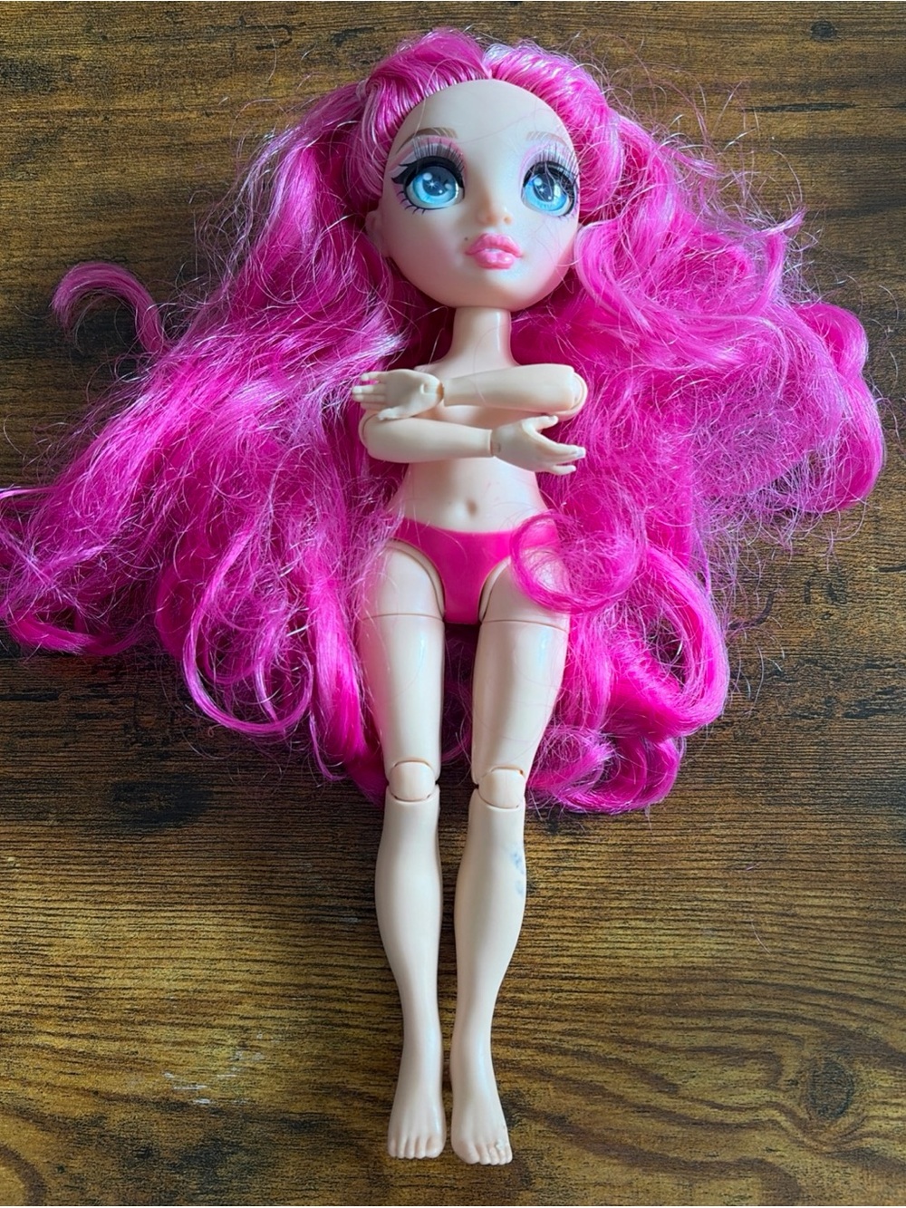 Rainbow High Stella Monroe Pink Hair Articulated Doll 11”